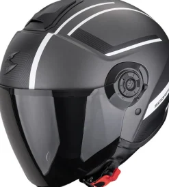 Scorpion EXO-CITY II Cosmos Matt Silver/White>DAMES Jethelmen|Dames Scooterhelmen