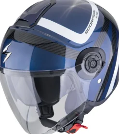 Scorpion EXO-CITY II Riva Blue/Black>DAMES Jethelmen|Dames Scooterhelmen
