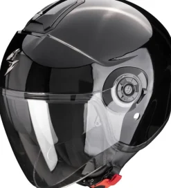 Scorpion EXO-CITY II Solid Black>DAMES Jethelmen|Dames Scooterhelmen