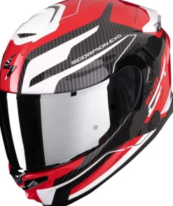 Scorpion EXO-GT SP AIR Flex Red/White> Integraalhelmen|Helmen Met Zonnevizier