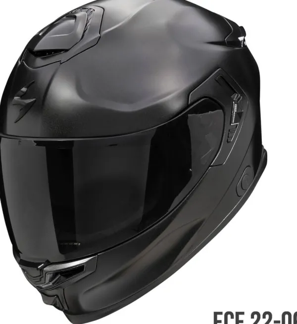 Scorpion EXO-GT SP AIR Solid Matt Pearl Black> Integraalhelmen|Helmen Met Zonnevizier