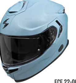 Scorpion EXO-GT SP AIR Solid Matt Celeste Blue> Integraalhelmen|Helmen Met Zonnevizier