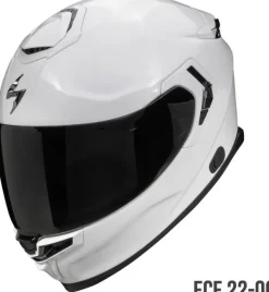 Scorpion EXO-GT SP AIR Solid Pearl White> Integraalhelmen|Helmen Met Zonnevizier