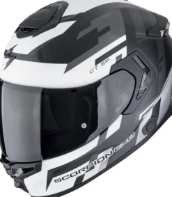 Scorpion EXO-GT SP AIR Tornado Matt Black/Silver> Integraalhelmen|Helmen Met Zonnevizier