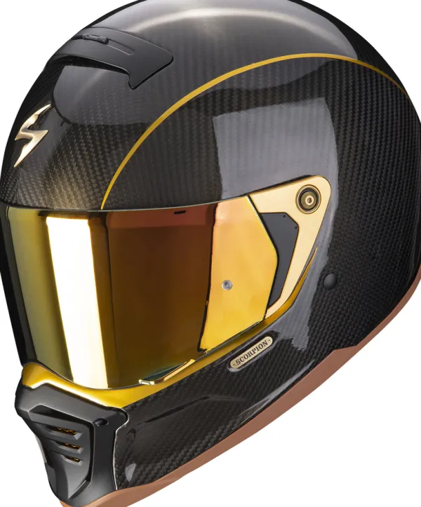 Scorpion EXO-HX1 Carbon SE Black/Gold> Adventure Helmen|Integraalhelmen