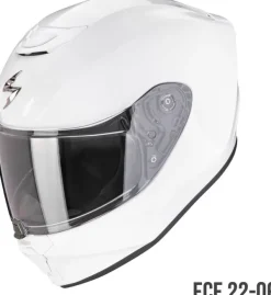 Scorpion EXO-JNR Solid White> Kinder Scooterhelmen