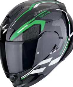 Scorpion EXO-491 Kripta Black/Green/White> Integraalhelmen