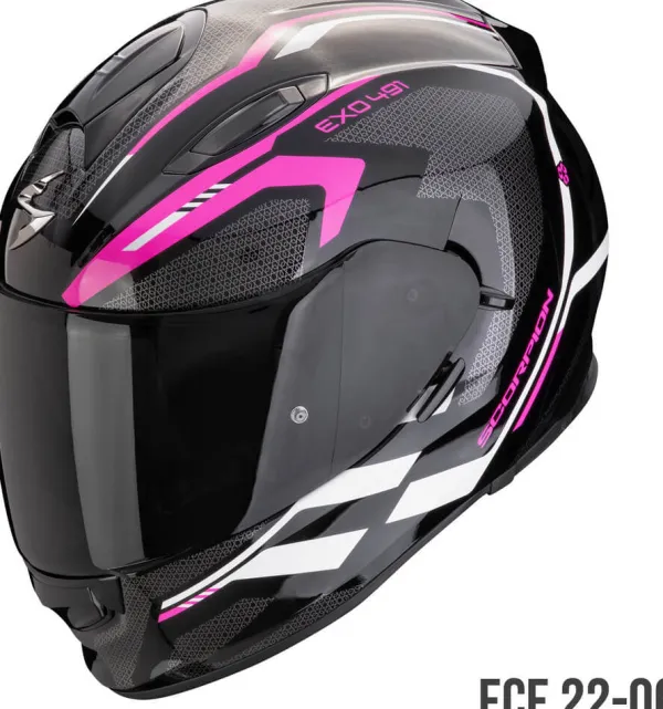 Scorpion EXO-491 Kripta Black/Pink/White> Integraalhelmen