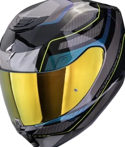 Scorpion EXO-391 Leo Black/Blue> Integraalhelmen