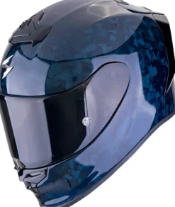 Scorpion EXO-R1 EVO AIR Carbon Onyx Blue> Race Helmen|Integraalhelmen