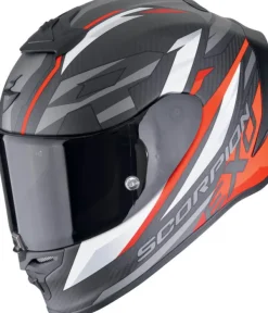 Scorpion EXO-R1 EVO AIR Carbon Runner Matt Black/Red> Integraalhelmen|Carbon Helmen