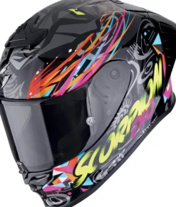Scorpion EXO-R1 EVO II AIR Savage Black/Blue/Pink> Integraalhelmen|Race Helmen