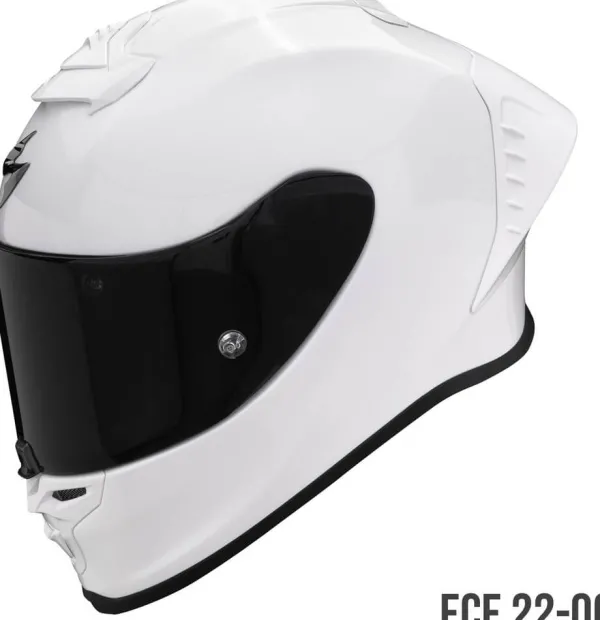 Scorpion EXO-R1 FIM1 AIR Solid Pearl white> Integraalhelmen