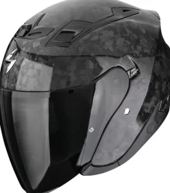 Scorpion EXO-Z1 Carbon Onyx Black> Jethelmen|Helmen Met Zonnevizier
