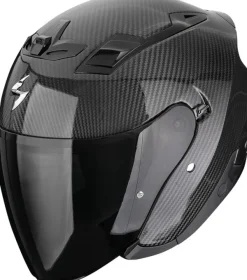 Scorpion EXO-Z1 Carbon Solid Black> Jethelmen|Helmen Met Zonnevizier