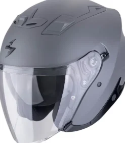 Scorpion EXO-Z1 Solid Matt Cement Grey> Jethelmen|Helmen Met Zonnevizier