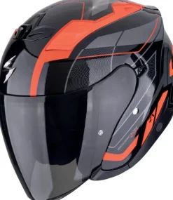 Scorpion EXO-Z1 Vue Black/Red> Jethelmen|Helmen Met Zonnevizier