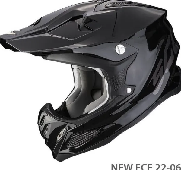 Scorpion VX-22 AIR Solid Black> Adventure Helmen|Crosshelmen