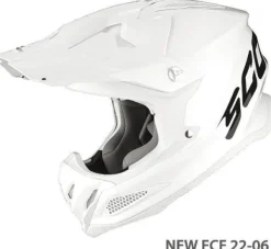 Scorpion VX-22 AIR Solid White> Adventure Helmen|Crosshelmen