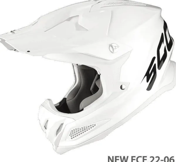 Scorpion VX-22 AIR Solid White> Adventure Helmen|Crosshelmen