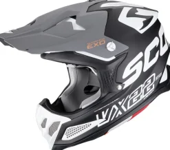 Scorpion VX-22 AIR Updown Matt Black/White/Grey> Adventure Helmen|Crosshelmen
