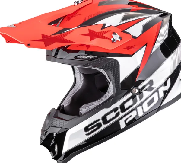 Scorpion VX-16 EVO AIR Patriot Black/White/Red> Adventure Helmen|Crosshelmen