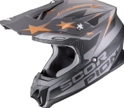 Scorpion VX-16 EVO AIR Patriot Silver/Black/Cooper> Adventure Helmen|Crosshelmen