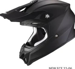 Scorpion VX-16 EVO AIR Solid Matt Black> Adventure Helmen|Crosshelmen