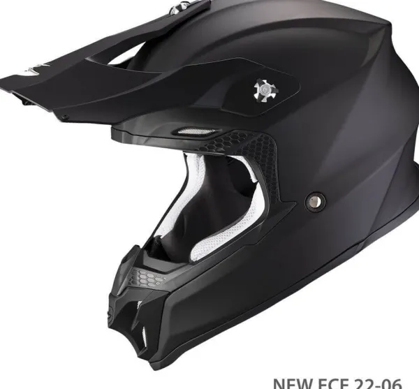 Scorpion VX-16 EVO AIR Solid Matt Black> Adventure Helmen|Crosshelmen