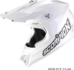 Scorpion VX-16 EVO AIR Solid White/White> Adventure Helmen|Crosshelmen