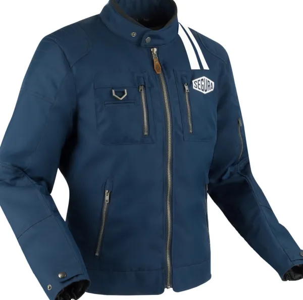 Segura Scorpio Motorjas Navy/White> Motorjassen