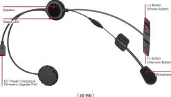 Sena 3SWB Bluetooth headset wired boom microphone> Headsets