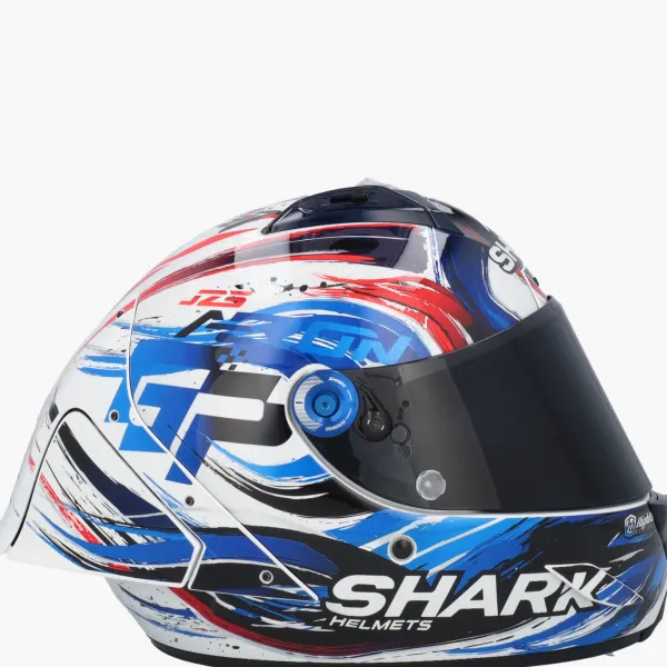 Shark Aeron-GP FIM #1 Replica Zarco Signature WKB> Integraalhelmen|Bluetooth Helmen