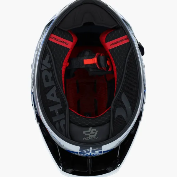 Shark Aeron-GP FIM #1 Replica Zarco Signature WKB> Integraalhelmen|Bluetooth Helmen