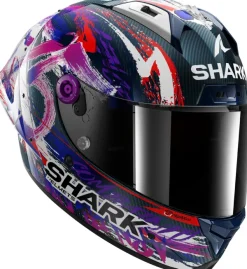 Shark Aeron-GP FIM #1 Replica Zarco Signature DWV> Integraalhelmen|Bluetooth Helmen