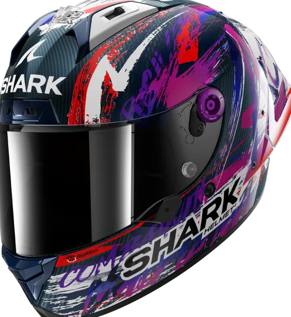 Shark Aeron-GP FIM #1 Replica Zarco Signature DWV> Integraalhelmen|Bluetooth Helmen
