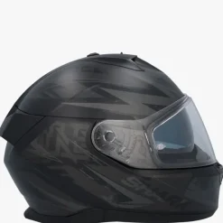 Shark D-Skwal 3 Blast-R Mat Black/Anthracite/Anthracite KAA> Integraalhelmen|Helmen Met Zonnevizier