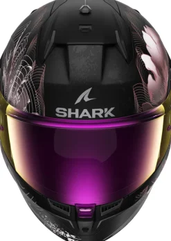 Shark D-Skwal 3 Mayfer Mat KVQ> Integraalhelmen|Helmen Met Zonnevizier