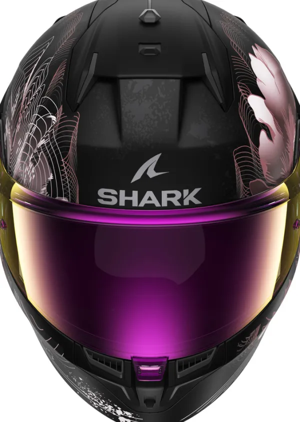 Shark D-Skwal 3 Mayfer Mat KVQ> Integraalhelmen|Helmen Met Zonnevizier