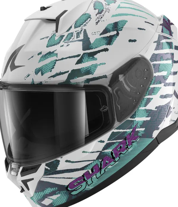 Shark D-Skwal 3 Reptaia WXW> Integraalhelmen|Bluetooth Helmen