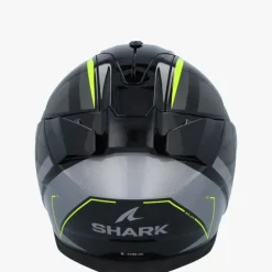 Shark D-Skwal 3 Sizler Black/Anthracite/Yellow KAY> Integraalhelmen|Helmen Met Zonnevizier
