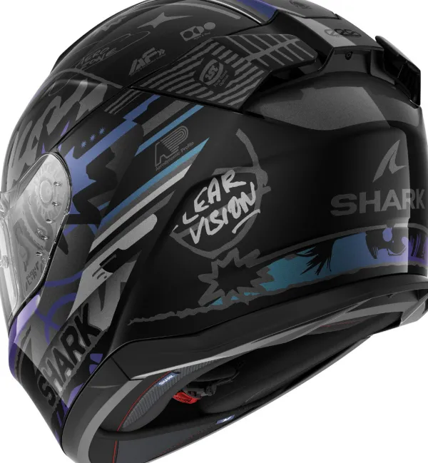 Shark D-Skwal 3 Streetrush KGU> Integraalhelmen|Bluetooth Helmen