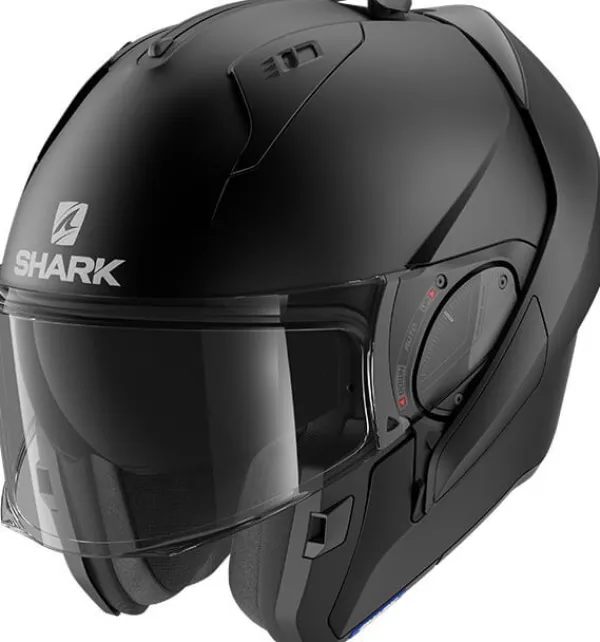Shark Evo ES Blank Matt Black KMA> Systeemhelmen