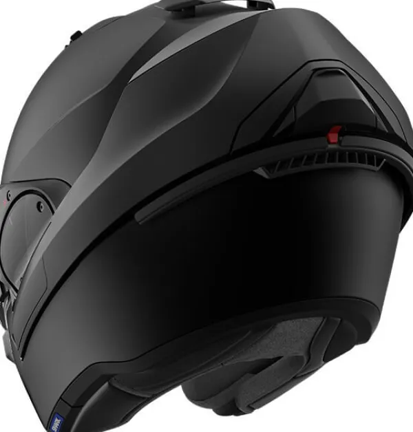 Shark Evo ES Blank Matt Black KMA> Systeemhelmen