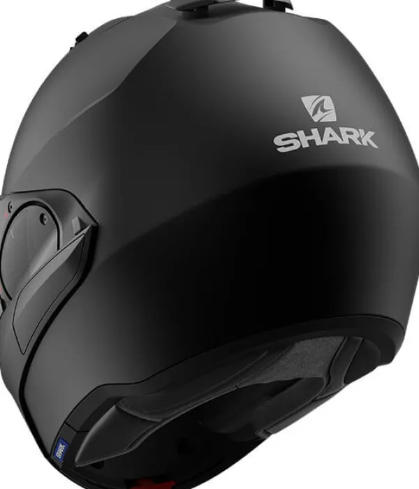 Shark Evo ES Blank Matt Black KMA> Systeemhelmen