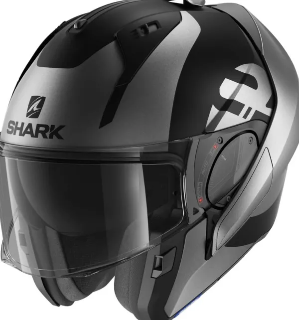 Shark Evo ES Kedge Mat Black Anthracite Black KAK> Systeemhelmen