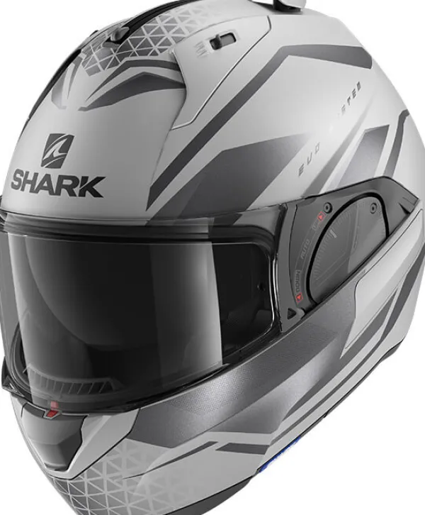 Shark Evo ES Yari Matt Silver/Anthracite/Black SAK> Systeemhelmen