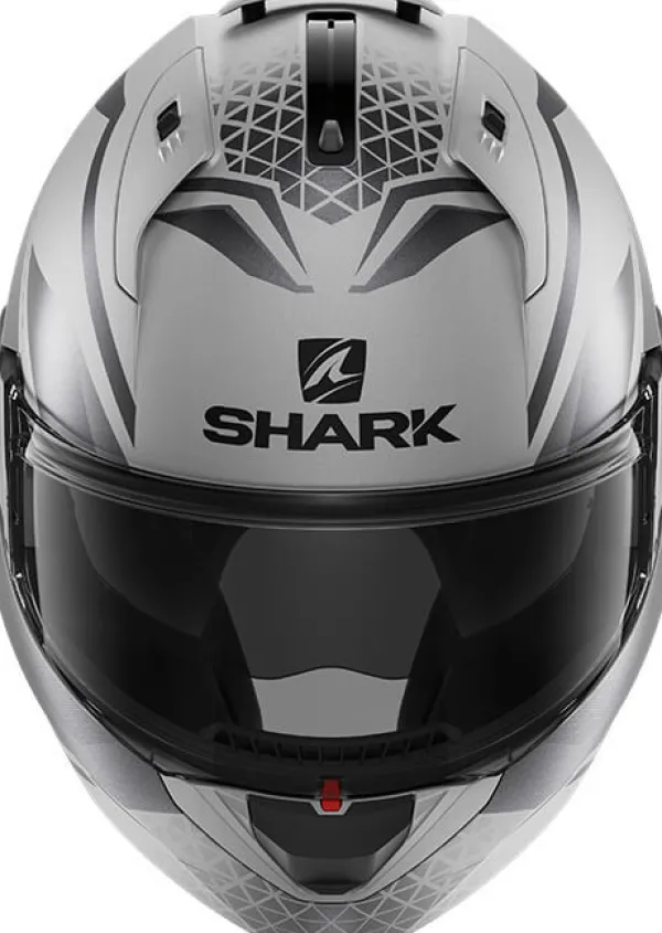 Shark Evo ES Yari Matt Silver/Anthracite/Black SAK> Systeemhelmen