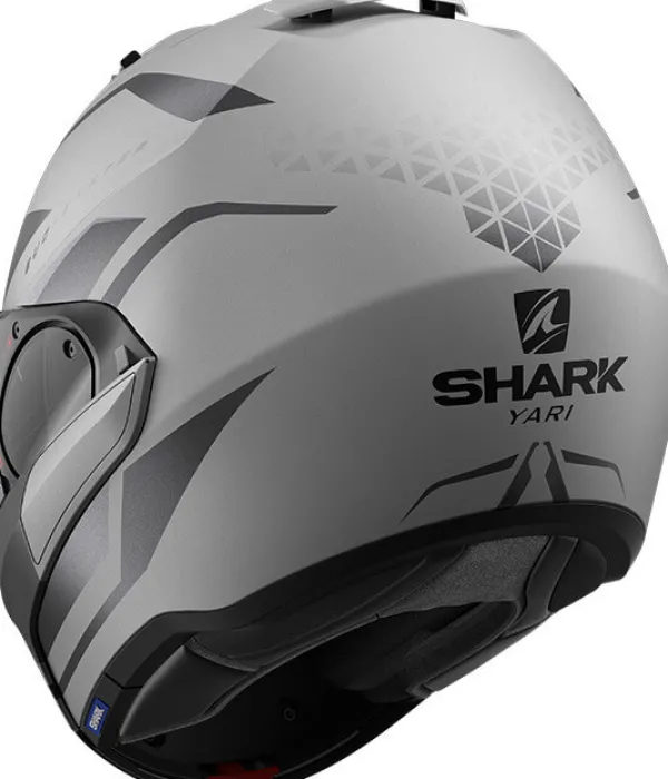 Shark Evo ES Yari Matt Silver/Anthracite/Black SAK> Systeemhelmen