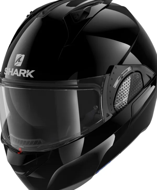 Shark Evo GT Gloss Black BLK> Systeemhelmen